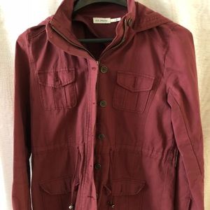 Red Utility/Cargo Jacket